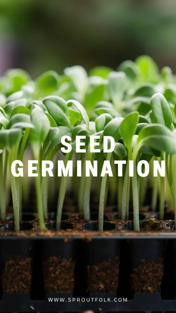 step 3 of Growing Houseplants from Seed is seed germination