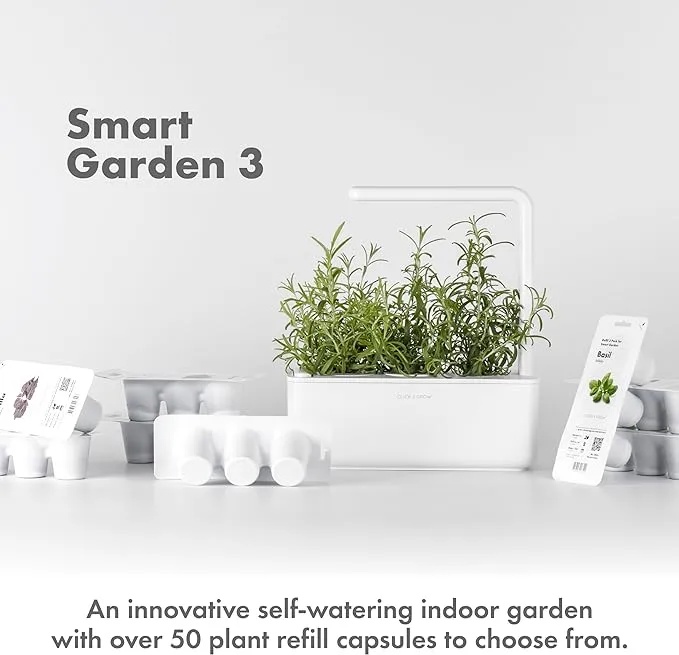 How to Start a Smart Garden? you can start with Click & Grow Smart Garden 3