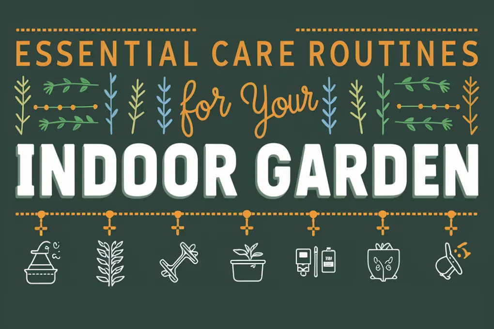 Essential Care Routines for Your Indoor Garden with self-Watering Planters