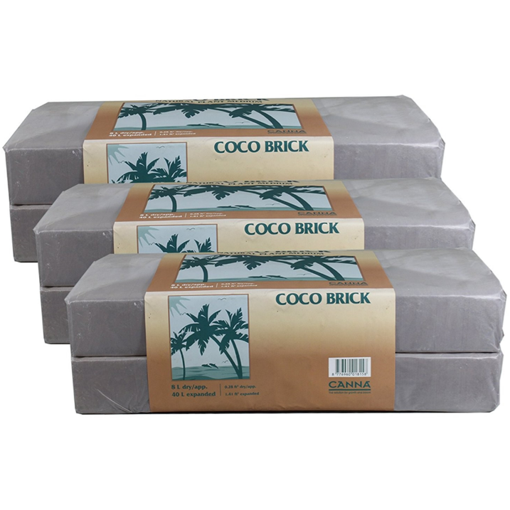 CANNA Coco Brick is perfect for marantas because it’s light, retains moisture well for The Best Soil for Maranta Houseplant​