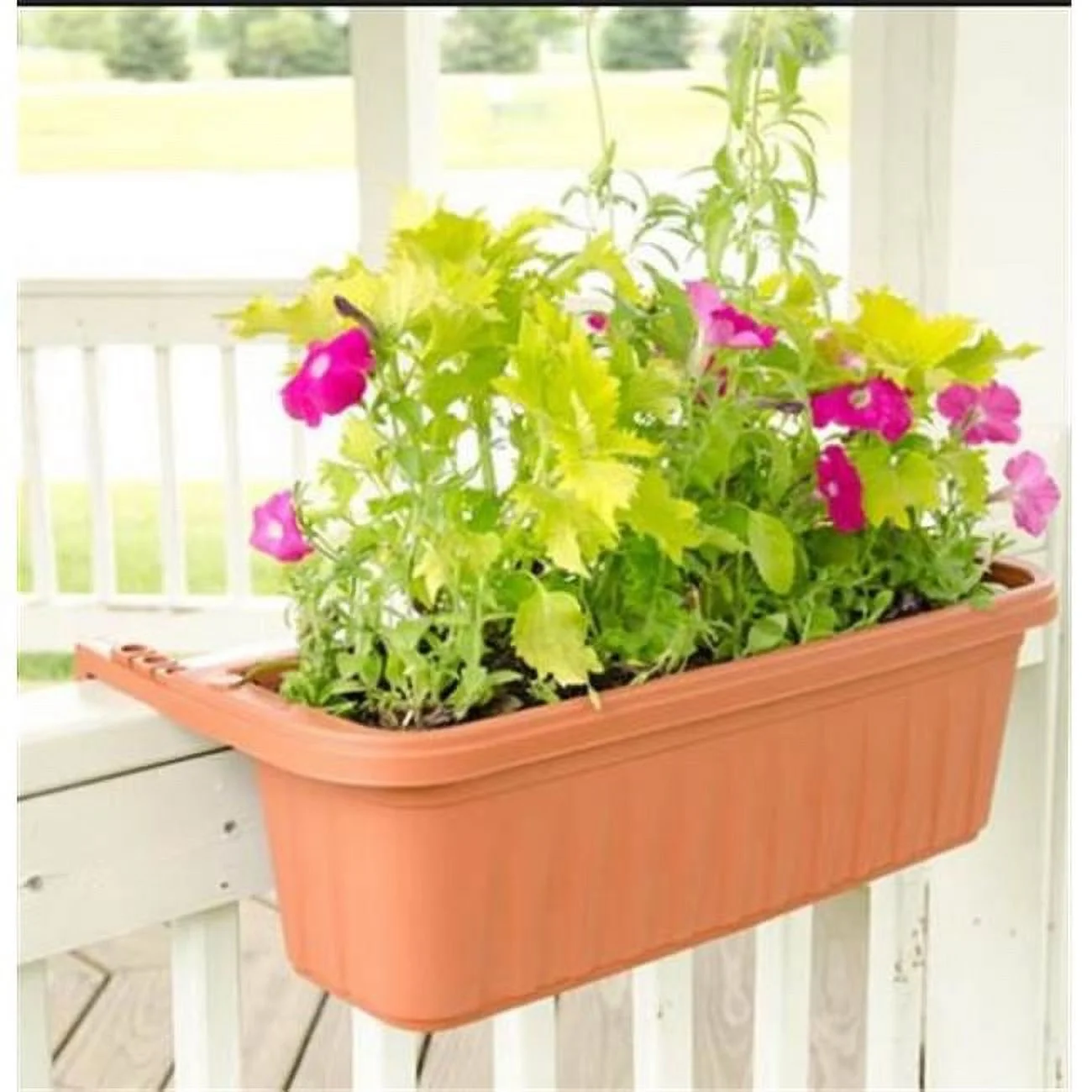 Apollo Exports International Adjustable Railing Planter