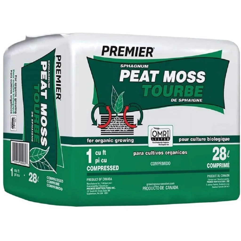 Premier Peat Moss for The Best Soil for Maranta Houseplant​