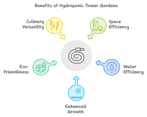 Benefits of Hydroponic Tower Gardens