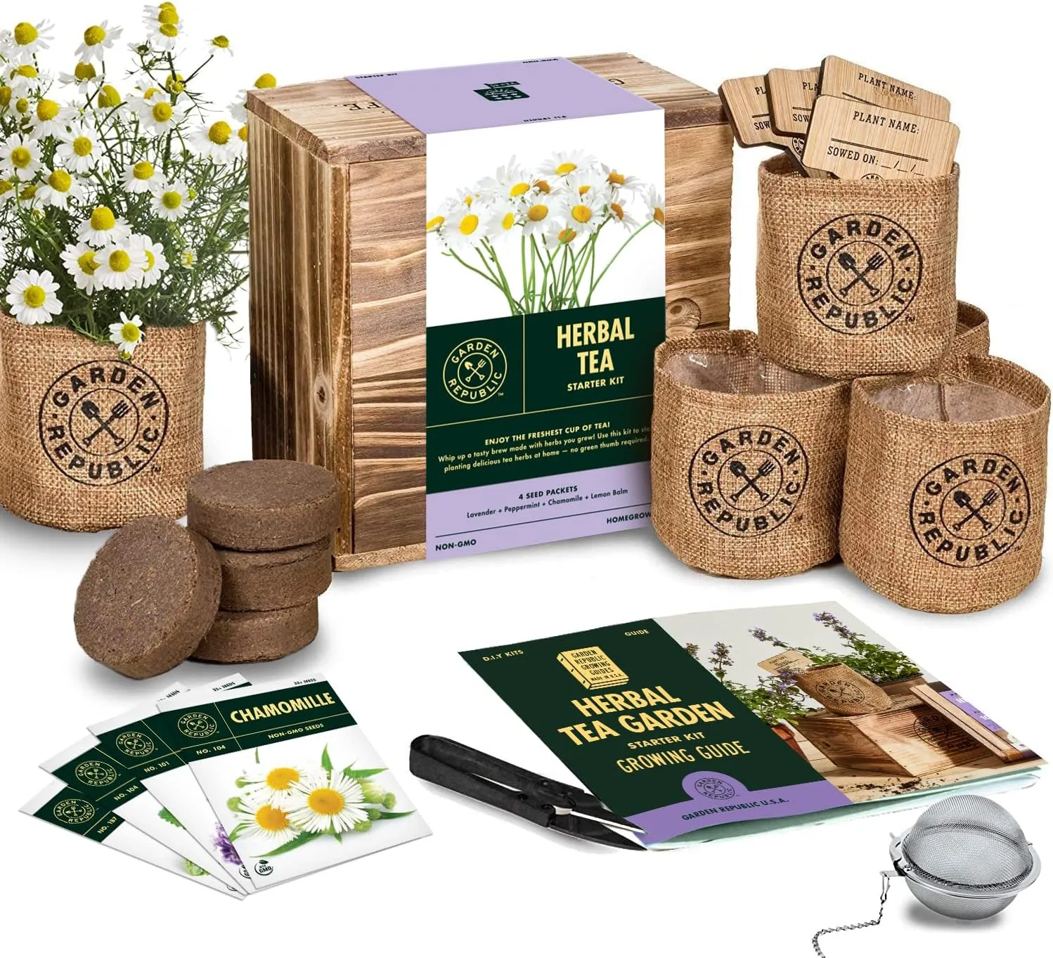 Indoor Herb Garden Seed Starter Kit