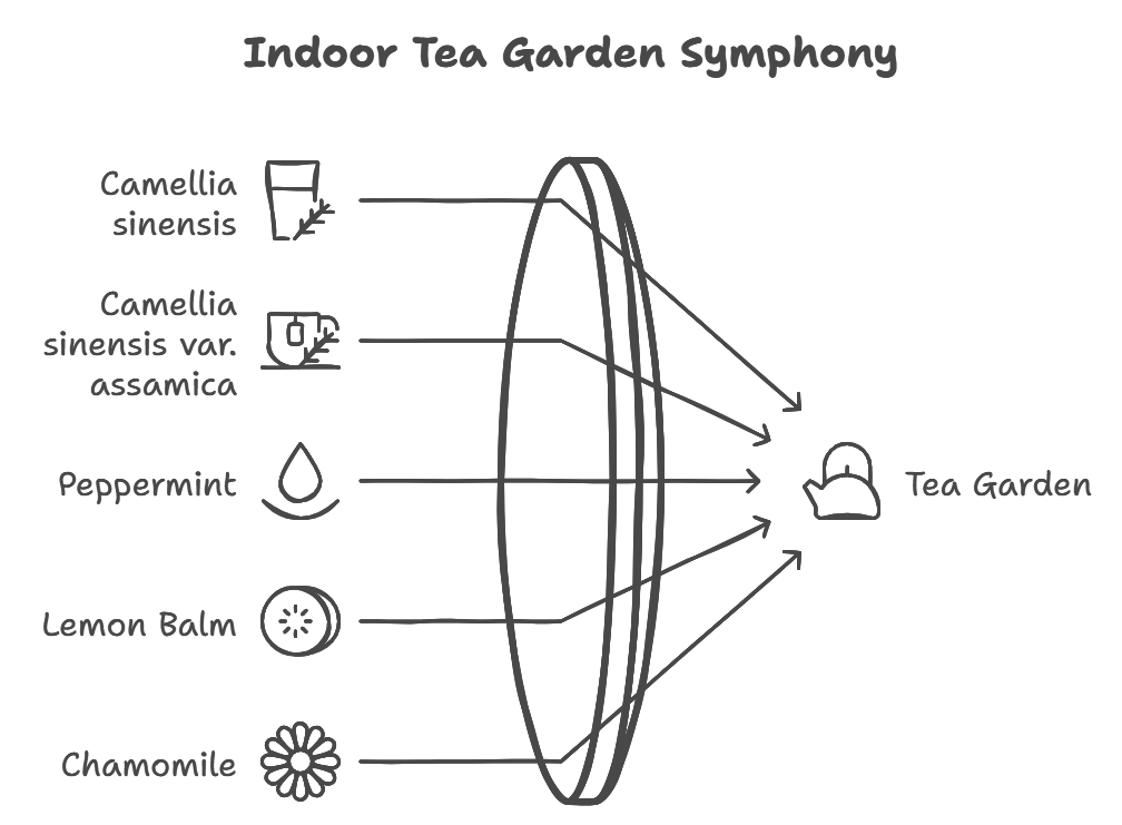 What is inside tea? Exploring Different Tea Types to grow your own indoor tea garden